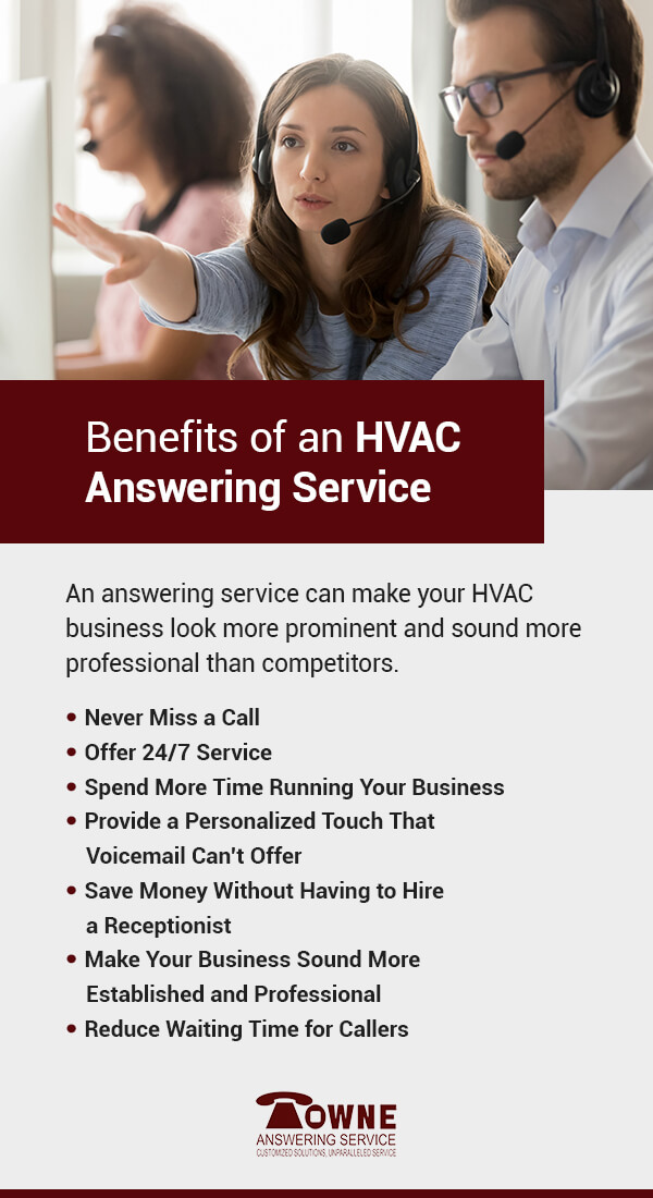 benefits of an HVAC answering service